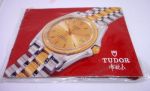 Tudor Watch Instruction Papers Included Hang Tag warranty card